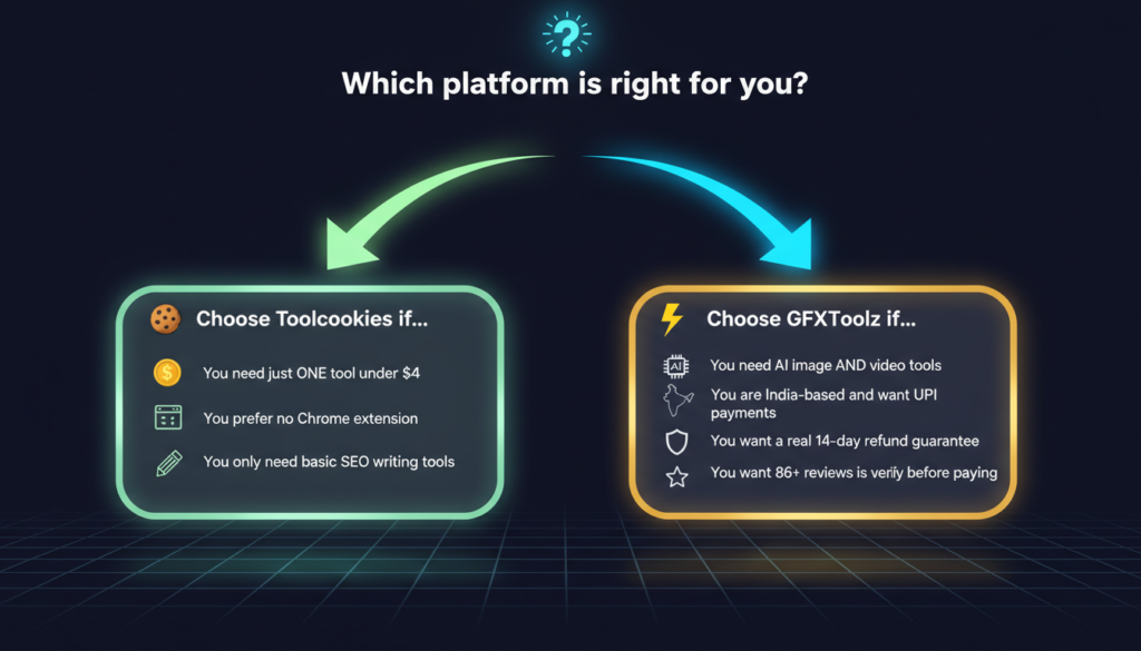 gfxtoolz vs toolcookies who should choose which — decision guide 2026