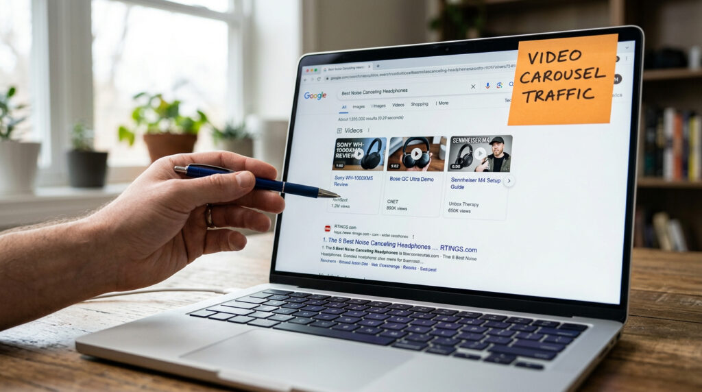 AI video SEO benefits 2026 — kling video generator helps Google video carousel rankings